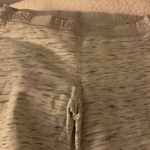 Abercrombie And Fitch white/Silver lettering/Grey Sweatsuit